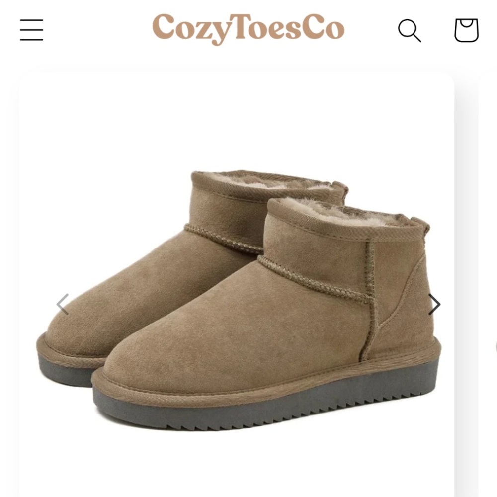 Ultra mini boot (beige)